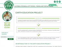 Tablet Screenshot of eartheducationproject.org
